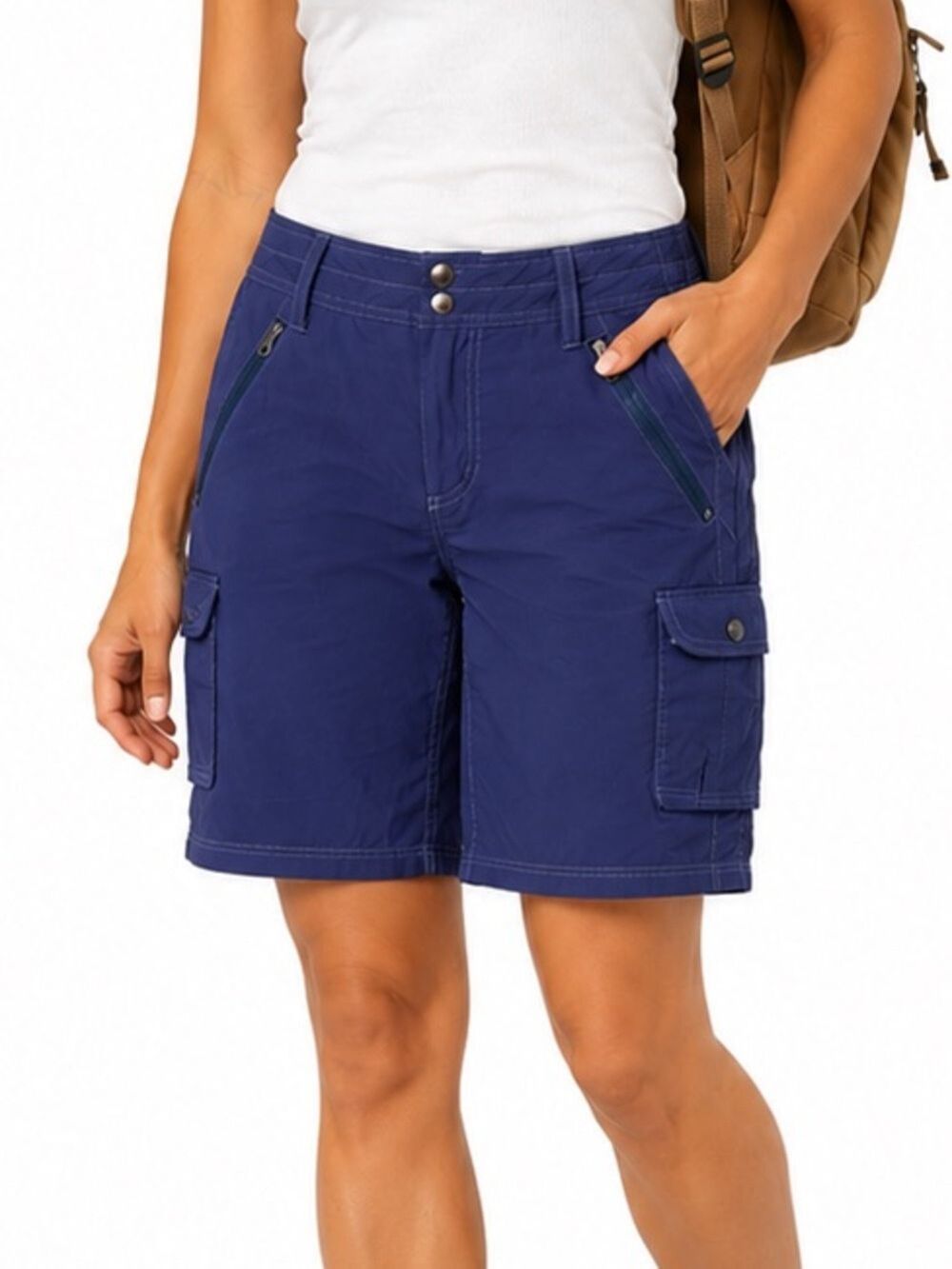 KÜHL Traverse Hiking Cargo Utility Outdoor Travel Shorts Blue Size 8